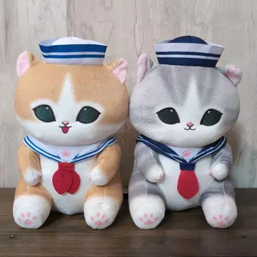mofusand 세일러냥 BIG 봉제 인형 2종 세트