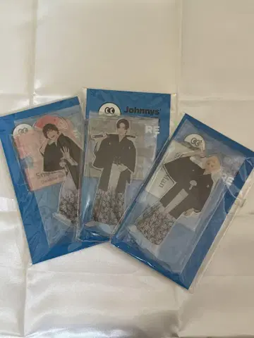 SnowMan 아크릴 스탠드 3개 세트 타키자와 가부키 ZERO 파우치