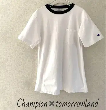 Champion x tomorrowland 리버스 위브 티셔츠
