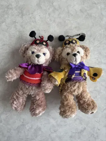 더피 셰리메이 할로윈 봉제 인형 배지 2개 세트