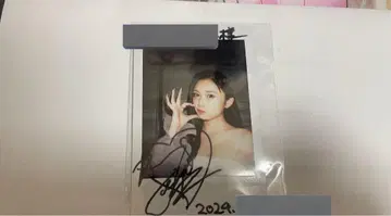 유우챠미 친필 사인 폴라로이드