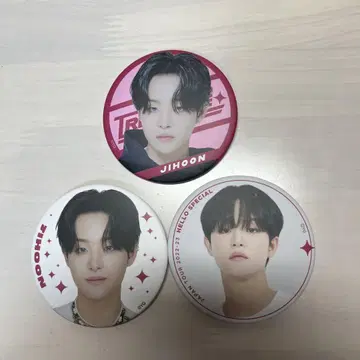 treasure 지훈 캔뱃지 x 3