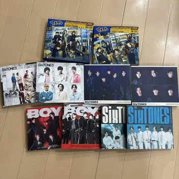 낱개 판매도 가능! SixTONES CD 앨범 세트.