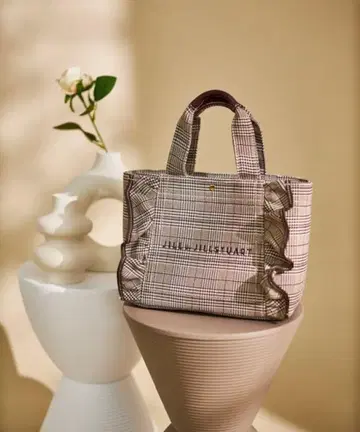 JILL by JILLSTUART 체크 프릴 토트백
