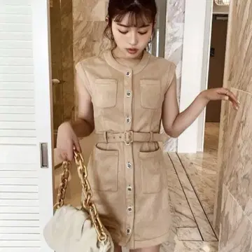 [완판템 새상품급] Darich 클래시컬 실루엣 원피스 베이지 왕홍