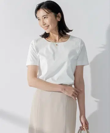 23구 [세탁 가능] 더블 스무스 스퀘어넥 티셔츠 38