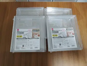 다이소 투명 컬렉션 케이스 4개 세트