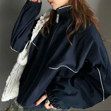 자바 콜라보 오버 사이즈 블루종