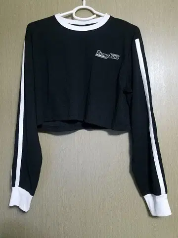 스키즈 크롭 롱 T셔츠