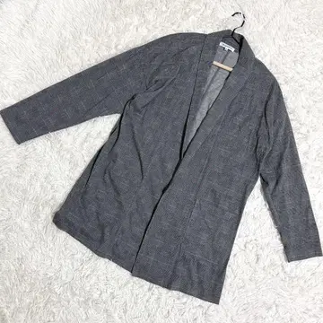 THE SHOP TK 새상품급 코디건 글렌체크 패턴 그레이 (M)