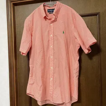 랄프 로렌 깅엄 체크 셔츠 반팔