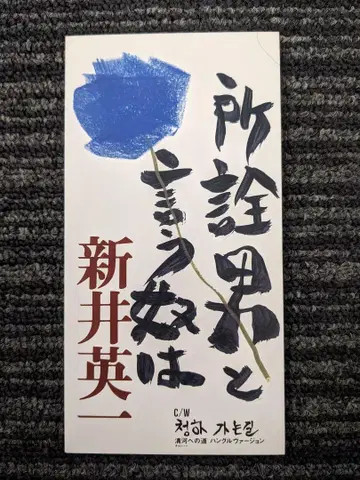 아라이 에이이치 [ 결국 남자라는 녀석은 ] 중고 8cm CD 싱글