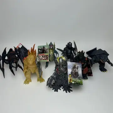 BANDAI 고질라 가메라 소프트 비닐 피규어 묶음 판매 택 포함