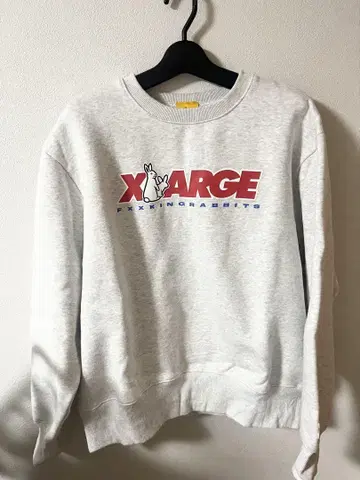 XLARGE FR2 콜라보 맨투맨 그레이