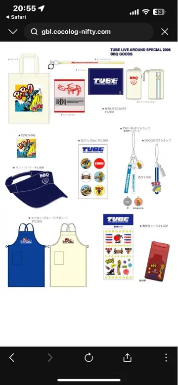 (레어템) TUBE LIVE AROUND SPECIAL 2006 쿠션