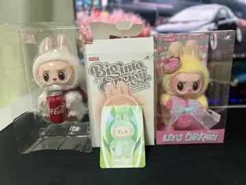 POPMART LABUBU 봉제 인형 3점 묶음 판매