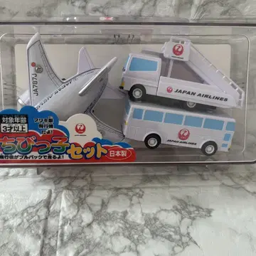 꼬마 세트 JAL 비행기 완구 양철제 일본제