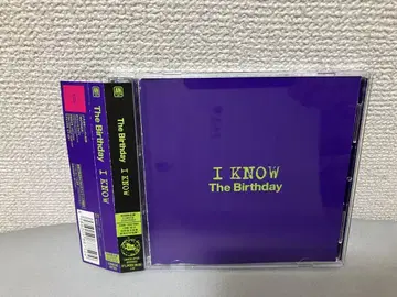 I KNOW The Birthday 최초 한정판 CD+DVD 오비 포함
