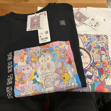 UNIQLO 유니클로 팝마트 라부 T셔츠 M 사이즈 4세트