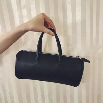 BLACK leather bag