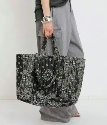 [ MALUS/마스 ] Bandana quilting big tote