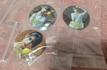 링고무스메 금성 캔뱃지 3개 세트