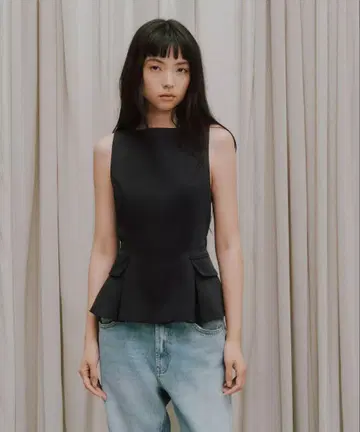 ZARA 페플럼 상의