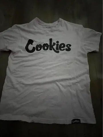 Cookies 센터 로고 T셔츠 핑크