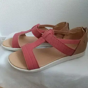 EMU Australia 컴포트 샌들 23cm 펀칭 가죽