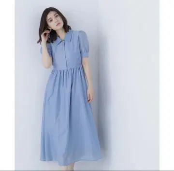 내추럴 뷰티 베이직 시어 셔츠 원피스
