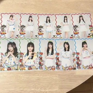 AKB48 다이마루 현 이름 머리띠 랜덤 한정판 브로마이드 10장 세트
