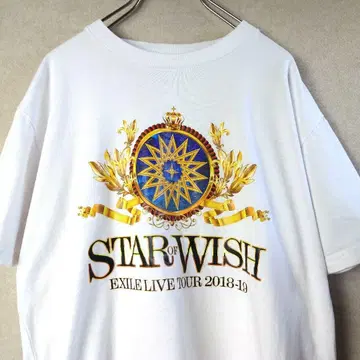 EXILE STAR OF WISH 티셔츠 M 사이즈 화이트