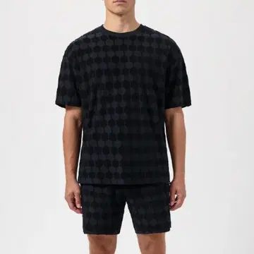 BALR. TERRY BOX T-SHIRT XS (Jet Black -