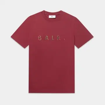 BALR. 모노그램 티셔츠 M 사이즈 (Tibetian Red)
