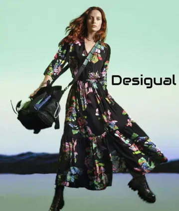 새상품 Desigual (데시구알) 미디 셔츠 원피스