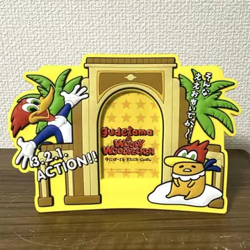 [레어] USJ 우디 우드페커 구데타마 콜라보 사진 프레임