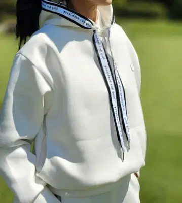 여성용 골프웨어 셋업 후드티 프리 사이즈 / 스커트 L 사이즈