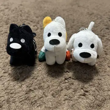 matsui STUFFED TOY 강아지 가챠 봉제 인형 3종 세트