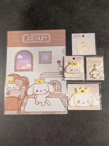 JOCHUM RURU 클리어 파일 거울 머리끈 참 스티커