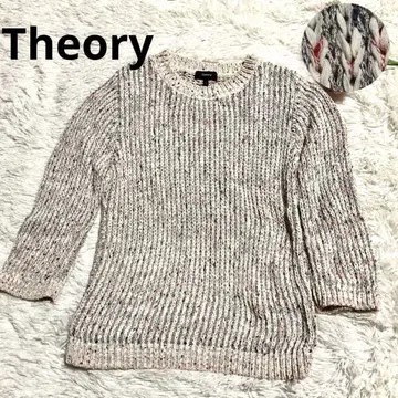 띠어리 theory 니트 스웨터 7부 기장