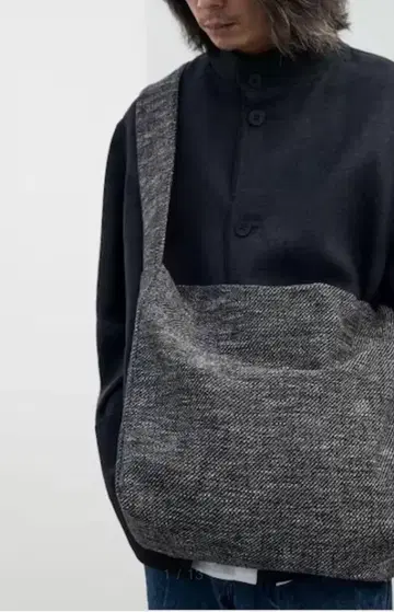 LIDNM TWEED LARGE NEWSPAPER BAG