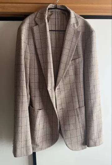 ZARA 남성 테일러드 자켓 체크 무늬