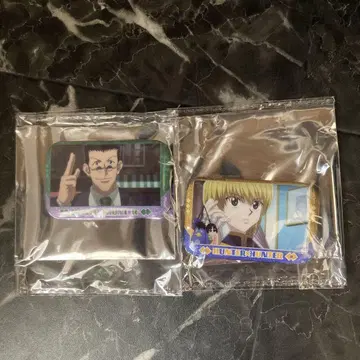 [새상품] HUNTER x HUNTER 스퀘어 캔뱃지 크라피카 레오리오