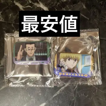 [새상품] HUNTER x HUNTER 스퀘어 캔뱃지 크라피카 레오리오
