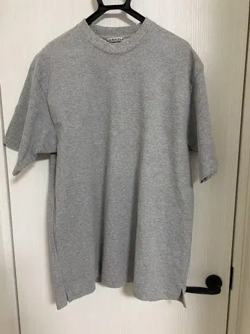 AURALEE STAND-UP TEE 그레이 사이즈 5