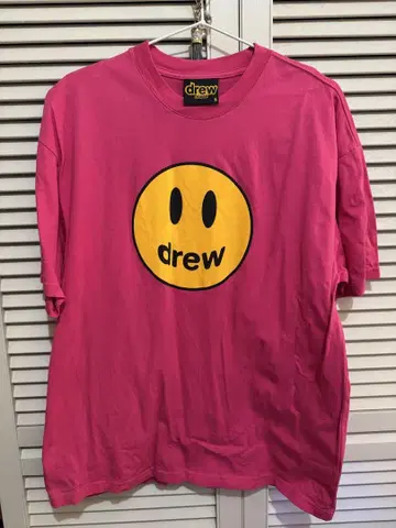drew house 마스코트 T셔츠 핑크