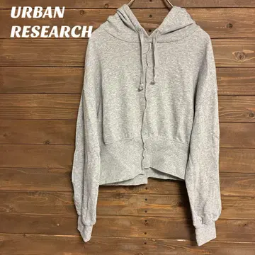 [ 어반 리서치 ] URBAN RESEARCH 크롭 후드티 F