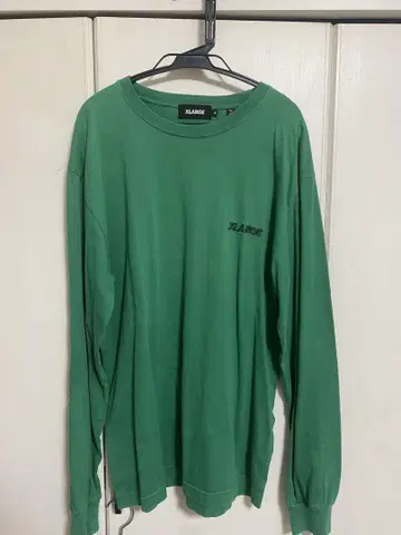 XLARGE 그린 긴팔 셔츠