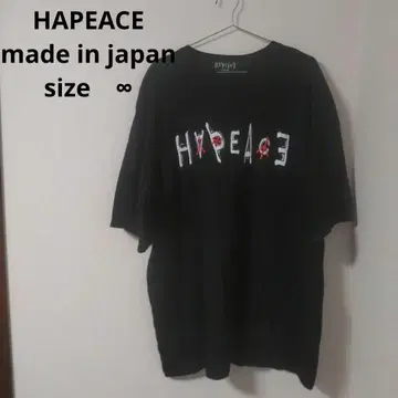 HAPEACE 블랙 T셔츠 일본제