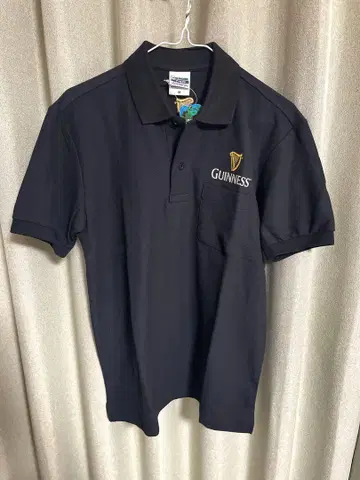 레어 기네스 맥주 블랙 피케 셔츠
